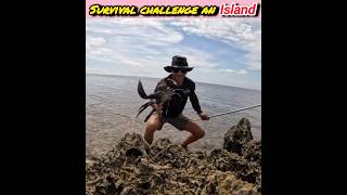 SURVIVALCHALLENGEBoatAdriftStrandedonanIslandstory survival challenge shortsfeed [upl. by Hylan391]