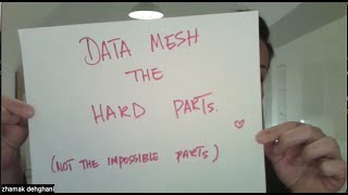 Data Mesh  Ask me about the hard parts w Zhamak Dehghani [upl. by Aunson]