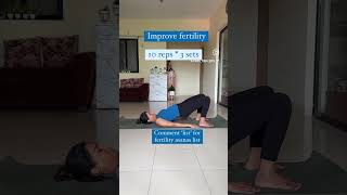 Fertility yoga fertilityyoga fertility yogaforfertility fertilityjourney [upl. by Beverley571]