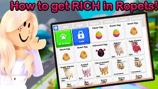 How to get RICH in ROPETS Tips and tricks [upl. by Merfe756]