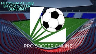 futbolda atılmış imkansız golleri denedim 1pro soccer online [upl. by Eilraep]