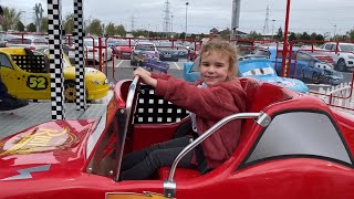 Fairground rides at Castleford Xscape [upl. by Arriaet109]