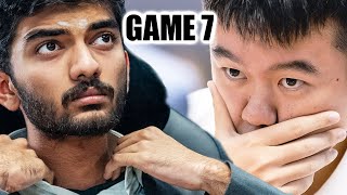 Gukesh vs Ding  GAME 7  FIDE World Chess Championship Match 2024 [upl. by Lefkowitz]