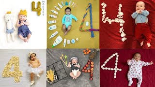 4 Month Baby Photoshoot ideas at Home  Baby Photoshoot ideas  Four Month Baby boy photoshoot ideas [upl. by Rickey637]