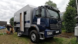 Bimobil EX 480 RV expedition vehicle 4x4 motorhome Camper EX480 MB Atego walkaround  interior V1860 [upl. by Brinson]