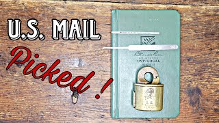 Gov US Mail lock Picked open multipick [upl. by Damek]