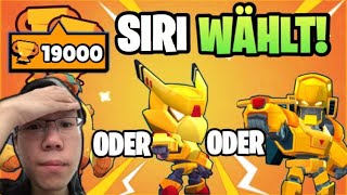 SIRI ENTSCHEIDET WAS ICH SPIELE BEI 19000 amp 20000 POKALE🙈😱🏆DUO SHOWDOWN  Brawl Stars deutsch [upl. by Dde]