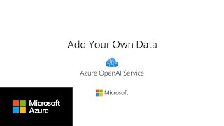 New easy way to add your data to Azure OpenAI Service [upl. by Troyes220]