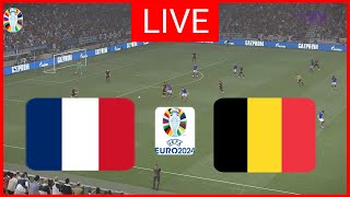 🔴LIVE FRANKREICH vs BELGIEN I UEFA EURO 2024 ICH LIVE FUSSBALLSPIEL HEUTE [upl. by Nivloc]