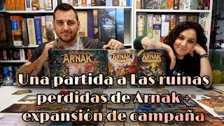 Una partida a Las ruinas perdidas de Arnak con expansión Inicio de campaña [upl. by Pucida]