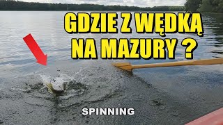 JEZIORO ŁAŚMIADY  gdzie wędkować na Mazurach Sajzy Malinówka Stare Juchy Ełk spinning [upl. by Evslin]