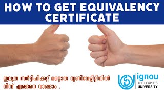 How to Apply For Equivalency Certificate with IGNOU Degree [upl. by Ayotyal909]