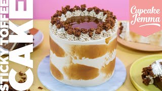 Ultimate Sticky Toffee Layer Cake Recipe  Cupcake Jemma [upl. by Trellas]