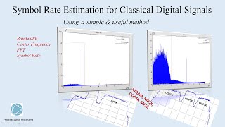 Symbol Rate Estimation for Classical Digital Signals Using a simple amp useful method [upl. by Anikes969]