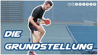 Die Grundstellung im Tischtennis  TTHeldende [upl. by Iffar110]