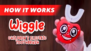 HOW IT WORKS “Wiggle” Childrens Electric Toothbrush [upl. by Siuqramed]