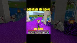 Decorate My Lovely Bed Room In Minecraft  Real Fiercy [upl. by Ku]