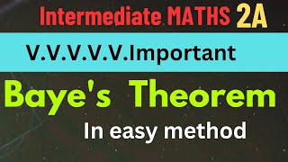 Bayes theorem on probability  Most important for 7 marks  Intermediate maths 2 a  IPE [upl. by Fatma]