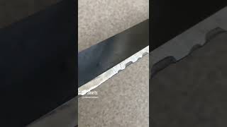 Restoring planer blade to perfect condition GRINDING HARD fypシ fyp sharpening blade howto [upl. by Riba495]