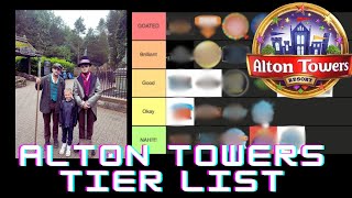 Ultimate Alton Towers Rides Tier List  Ranking the Thrills [upl. by Lemmie]