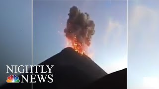 Guatemala Volcano Eruption At Least 62 Killed Many Missing  NBC Nightly News [upl. by Quirk]