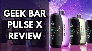 Geek Bar Pulse X Review The Best Disposable Vape of 2024 [upl. by Tongue764]