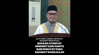 Bacaan Tahiyat Yang Diajarkan Nabi SAW [upl. by Amlez342]