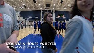 MHHS vs Beyer  Varsity Boys Volleyball 3142024 [upl. by Yevol902]