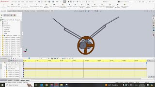 SolidWorks  Ornithopter Flapping Mechanism  Articulated Wing Design  Assembly and Animation [upl. by Stretch193]