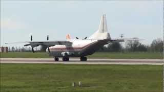 Meridian Aviation AN12 Landing  East Midlands Airport [upl. by Sergo]