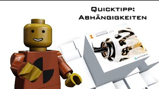 Inventor 2015 Quicktipp  Abhängigkeiten in Baugruppen analysieren so gehts [upl. by Nylle263]