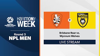 NPL Men Round 5  Brisbane Roar vs Wynnum Wolves [upl. by Krik28]