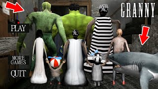 Playing as ALL NEW BOSSES vs Shark vs Prisoners  NEW Granny MOD  Gameplay Animation Megamix 2 [upl. by Aicila]