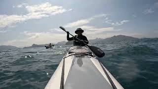 sea kayak in HongKong，with Stellar S18 G2 sea kayakNorth Ninepin Island20230503ShenghuaYang [upl. by Babb]