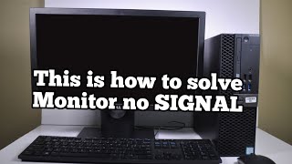 How to solve Monitor no signal  Monitor no signal even CPU working fine [upl. by Jeth]