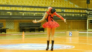 Majorettes Finezja  Wschowa  solo baton Mażoretki  Tarnobrzeg [upl. by Gravante]