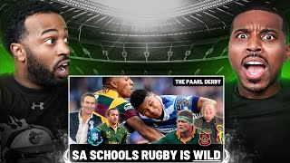 SA SCHOOLS RUGBY IS WILD  THE PAARL DERBY Reaction [upl. by Breh183]