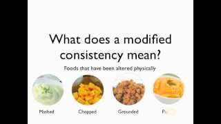 Understanding Modified Consistency Diets [upl. by Perce]