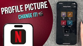 how to change profile picture on netflix [upl. by Noeht712]