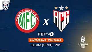 Ao vivo  Morrinhos FC X Atlético CG  Campeonato Goianão 2024 [upl. by Yramliw]