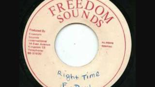 Frankie Paul  The Right Time [upl. by Jeanie]