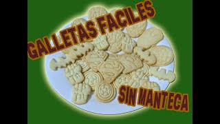 GALLETAS FACILES  SIN MANTECA  CookingCookiesConCuqui 🍪 [upl. by Atnek]