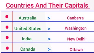 100 Capital Of The World Countries  Capital City Quiz [upl. by Andi296]