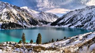 Paisajes nevados montañas con nieve Devi Prayer [upl. by Pomona]