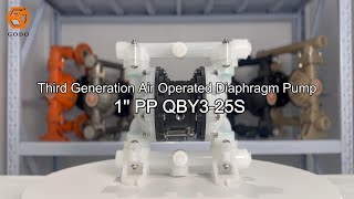 First Phase of GODO Products 1‘’ PP ThirdGeneration Diaphragm Pump Contact Us For A Quote [upl. by Selrahcnhoj]