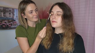 ASMR Perfectionist Hair Curl amp Wave Enhancement With Natural Makeup Application  Finishing Touches [upl. by Zachar558]