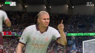 Man City Defeats PSG in Online FIFA 24  Epic Match Highlights FIFA24 ManCity PSG Gaming [upl. by Nahsyar]