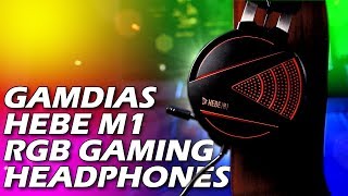 FEEL YOUR GAMES Gamdias M1 RGB Gaming Headphones with built in VIBRATION [upl. by Annahoj]