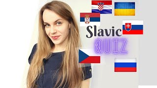 Slavic QUIZ  na ile znasz języki słowiańskie [upl. by Sik650]