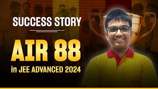 Success Journey With FIITJEE  Fenil Patel AIR 88 in JEE Advanced 2024 [upl. by Tallbott]